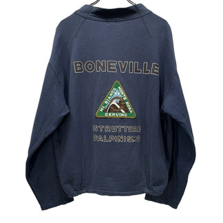 BONEVILLE バックプリントモックネックスウェットシャツ Archive 80s 90s Massimo Osti C.P. COMPANY STONE ISLAND マッシモオスティ ボンネビル