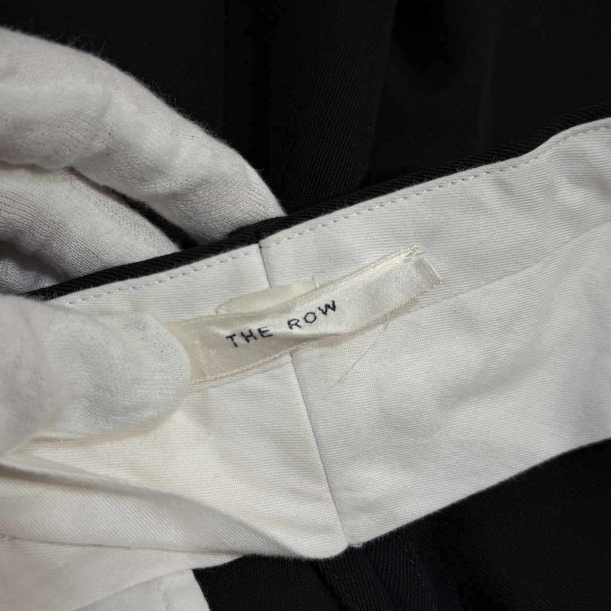 THE ROW RUFOS PANT ウールギャバジンルーファスパンツ 3タック スラックス ボトムス RUFUS ザ ロウ メンズ