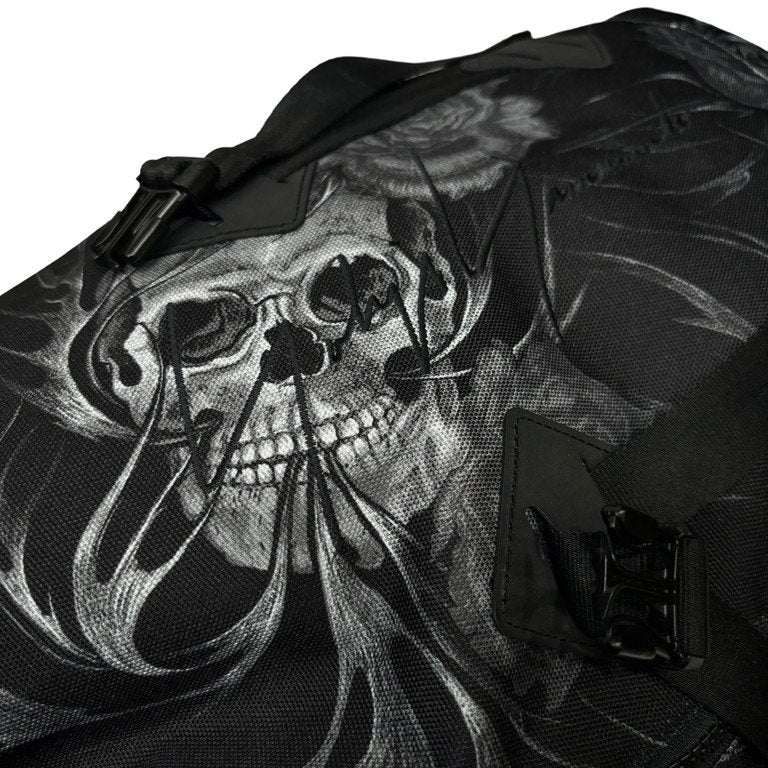 Yohji Yamamoto Pour Homme × NEW ERA 22SS SKULL ROSE RUCKSACK2 ALL PRINT スカルローズプリントバックパック リュックサック バッグ 鞄 カバン HG-I55-660 ヨウジヤマモトプールオム ニューエラ メンズ レディース