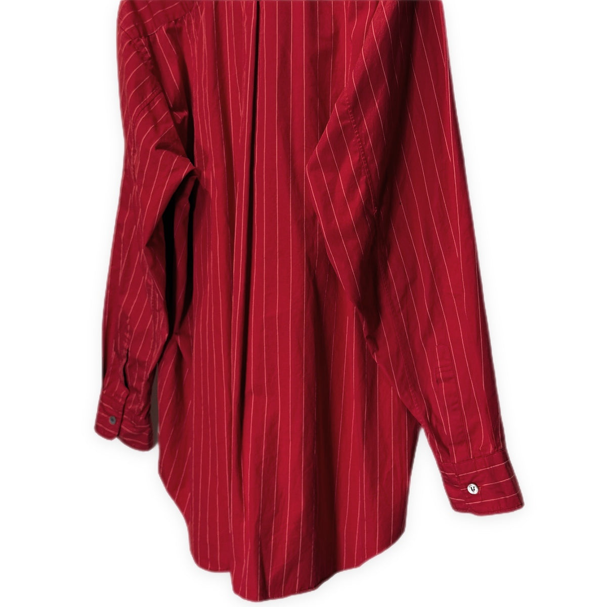 COMME des GARCONS HOMME PLUS コットンブロードストライプボックスシルエットシャツ オーバーサイズ ブラウス トップス Archive 80s 90s コムデギャルソンオムプリュス メンズ