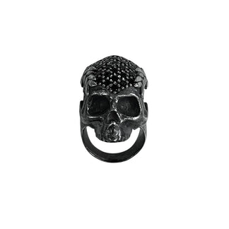 Vivienne Westwood 16AW NEW SKULL RING スワロフスキー装飾ニュースカルリング 骸骨 ドクロ 指輪 アクセサリー シルバー 925 約16号 定価77,760円 ヴィヴィアンウエストウッド メンズ レディース ユニセックス