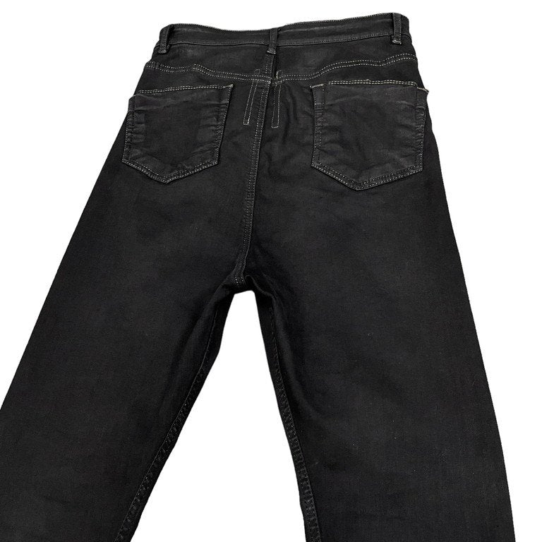 Rick Owens DRKSHDW ASTAIR CROPPED アステールクロップドサルエルブラックデニムパンツ ジーンズ ドロップクロッチ