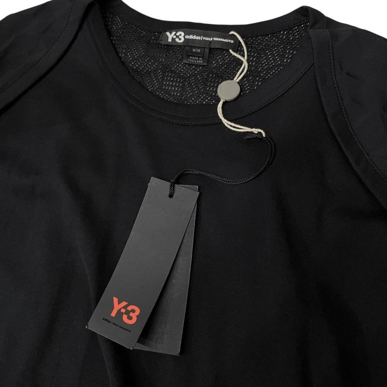 Y-3 17SS M 3D L/S コットン天竺セーラーデティールカットソー タグ付 ショルダーパッチ トップス ワイスリー レディース