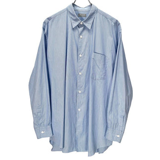 COMME des GARCONS HOMME ストライプレギュラーカラーオーバーサイズコットンシャツ Archive 90s ブラウス トップス コムデギャルソンオム メンズ