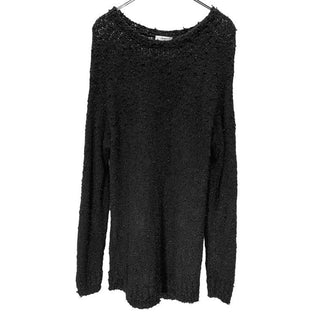 Kheiki 23SS Hand Knitting Sweater Linen Boucle Yarn リネンコットンブークレハンドニットセーター 03S08 定価47,300円 ケイキ