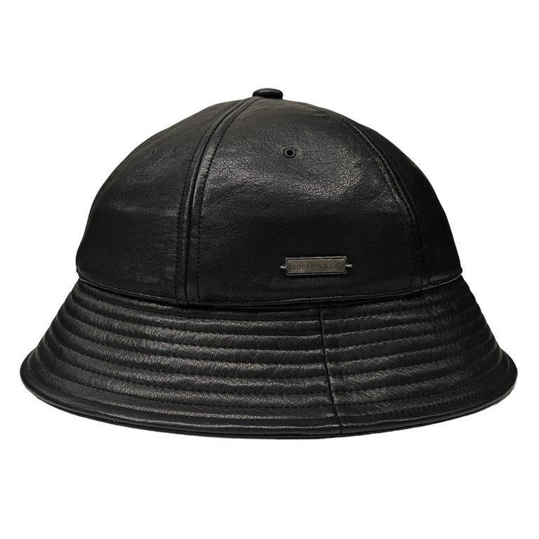 SOLARIS&CO. 20AW LEATHER BUCKET HAT カウレザーバケットハット 帽子 サファリキャップ 20AWCW001 ソラリスアンドコー メンズ レディース ユニセックス