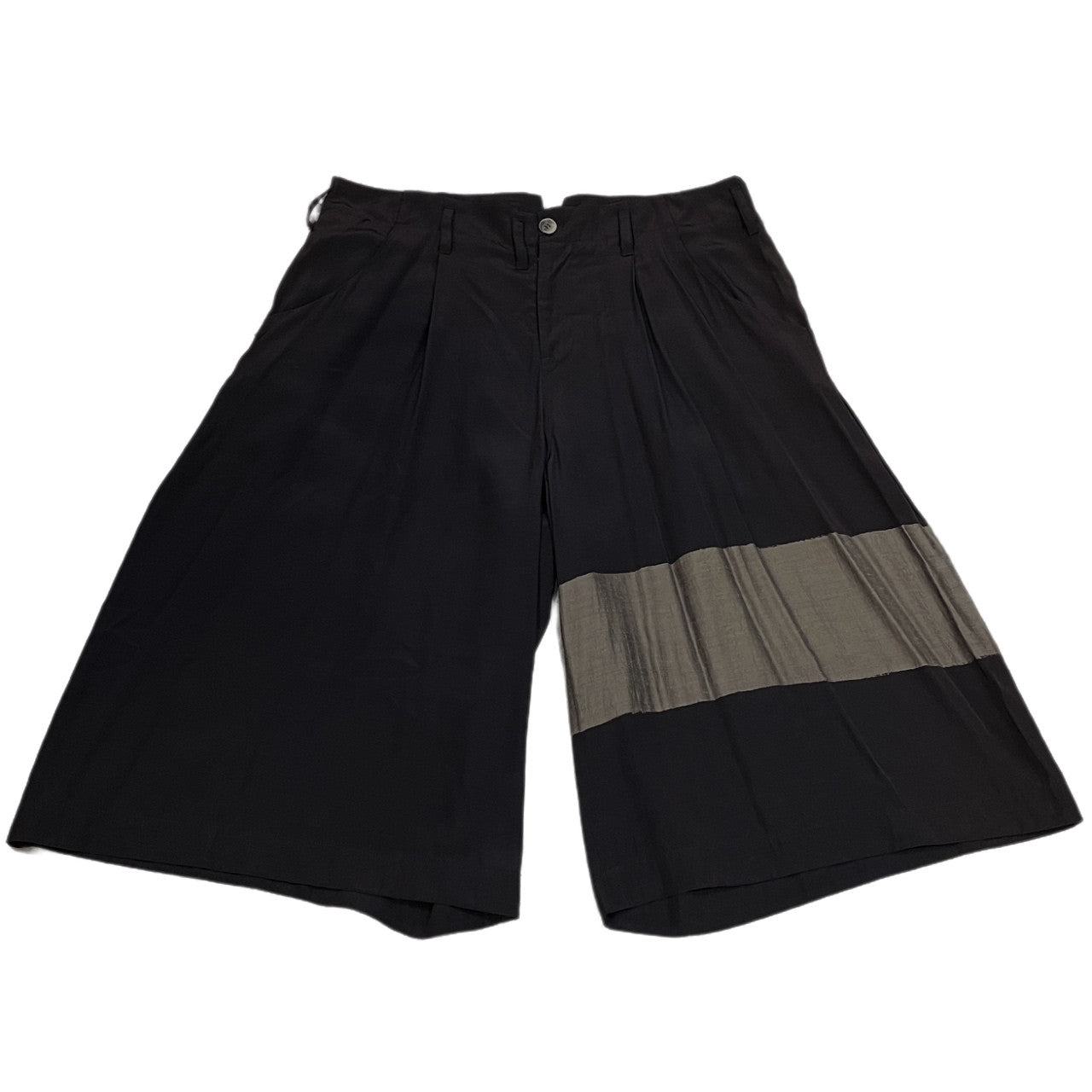 Y's 脱色加工ワイドクロップドパンツ ボトムス ブリーチ加工 Yohji Yamamoto Femme ワイズ ヨウジヤマモト レディース メンズ ユニセックス