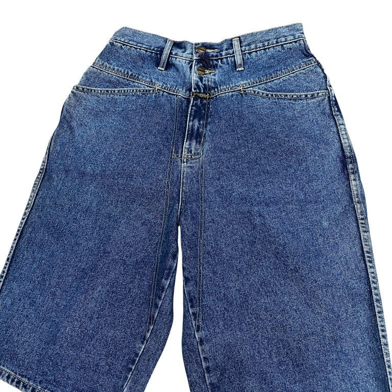 MARITHE FRANCOIS GIRBAUD ストーンウォッシュデニムワイドハーフパンツ ショーツ ボトムス Archive 90s 00s マリテフランソワジルボー メンズ