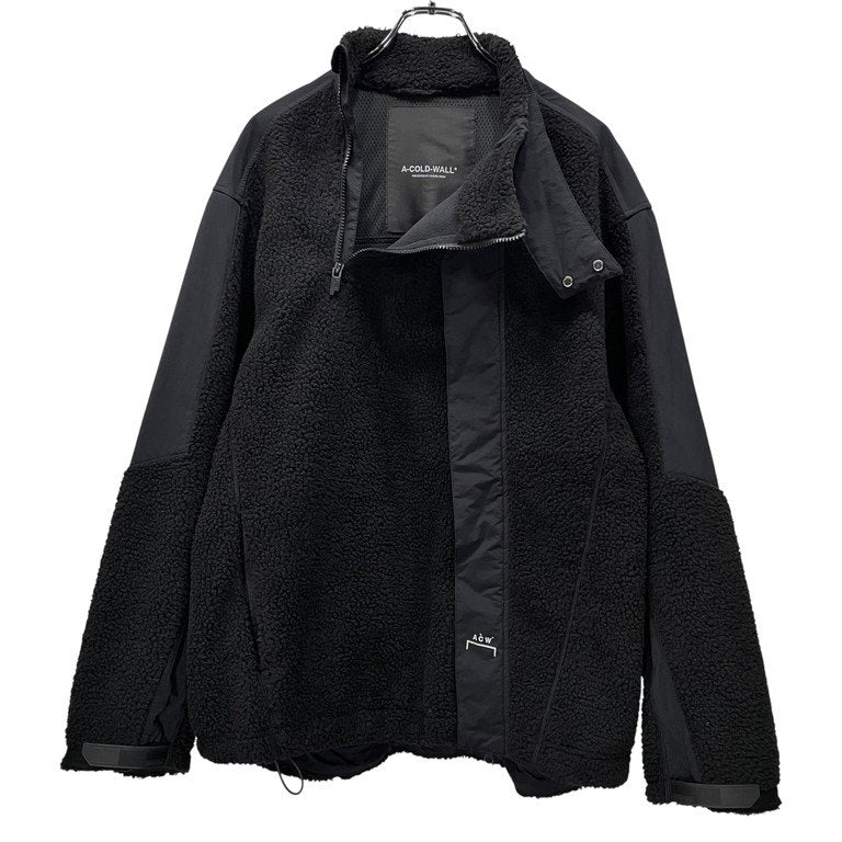 A-COLD-WALL 21AW BIAS FLEECE JACKET バイアスダブルジップ切替フリースジャケット ボア ブルゾン アウター 定価96,830円 ア コールドウォール メンズ