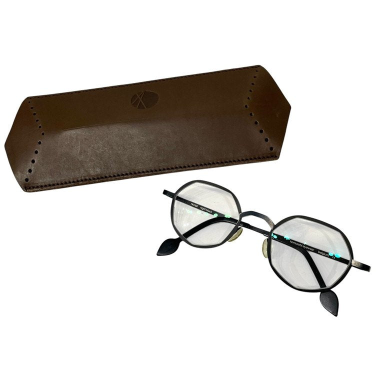 Komorebi Eyewear NICOLAI col. night black PVDコーティングチタンフレーム多角形メガネ 眼鏡 コモレビ アイウェア メンズ レディース ユニセックス