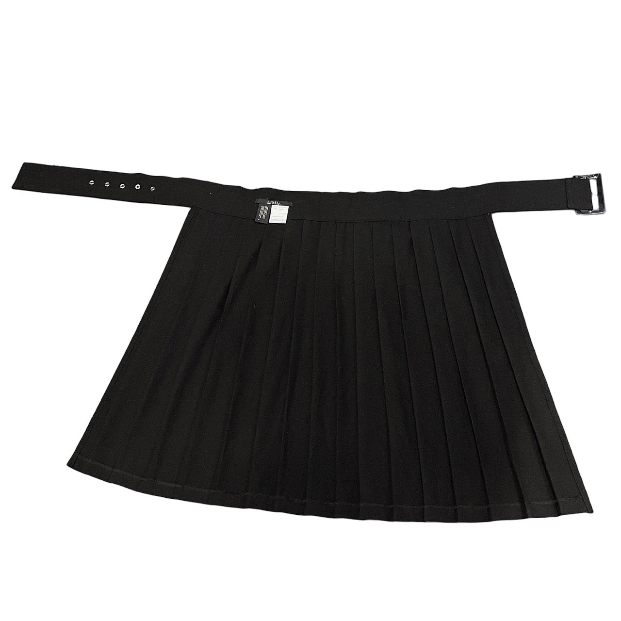 LIMI feu ウールプリーツアシンメトリー巻きスカート ボトムス パンツ レイヤード Yohji Yamamoto リミフゥ ヨウジヤマモト レディース