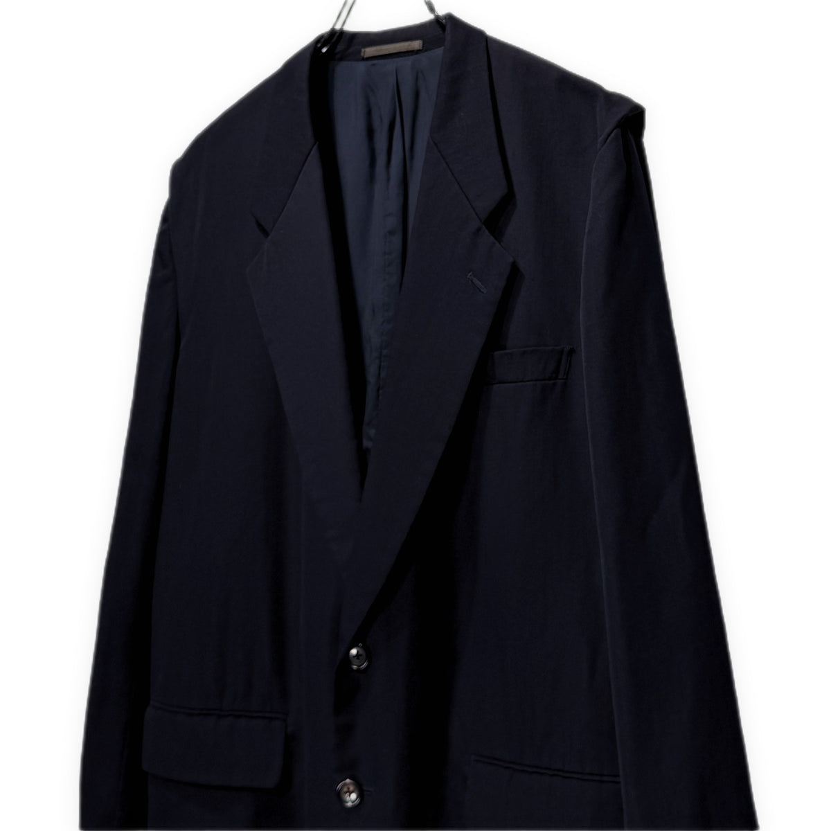 COMME des GARCONS HOMME 92SS ウールギャバジン袖山タックデザイン2Bテーラードジャケット ブレザー ブルゾン コート アウター Archive 90s コムデギャルソンオム メンズ