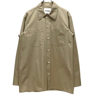 JIL SANDER 23SS コットンブロードダブルポケットボックスシルエットシャツ ブラウス トップス ジルサンダー メンズ