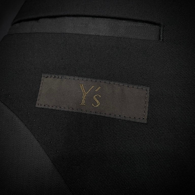 Y's for men ウールギャバジン2Bラペルステッチテーラードジャケット ブレザー Archive ブルゾン コート アウター Yohji Yamamoto Pour Homme ヨウジヤマモトプールオム ワイズフォーメン メンズ