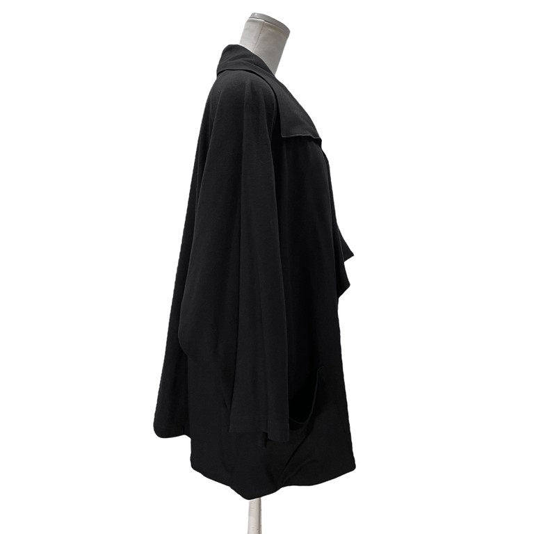 Y's ウールジャージーダブルブレストドレープジャケット ブルゾン コート アウター Archive 70s 初期 希少 Yohji Yamamoto Femme ワイズ ヨウジヤマモトファム レディース