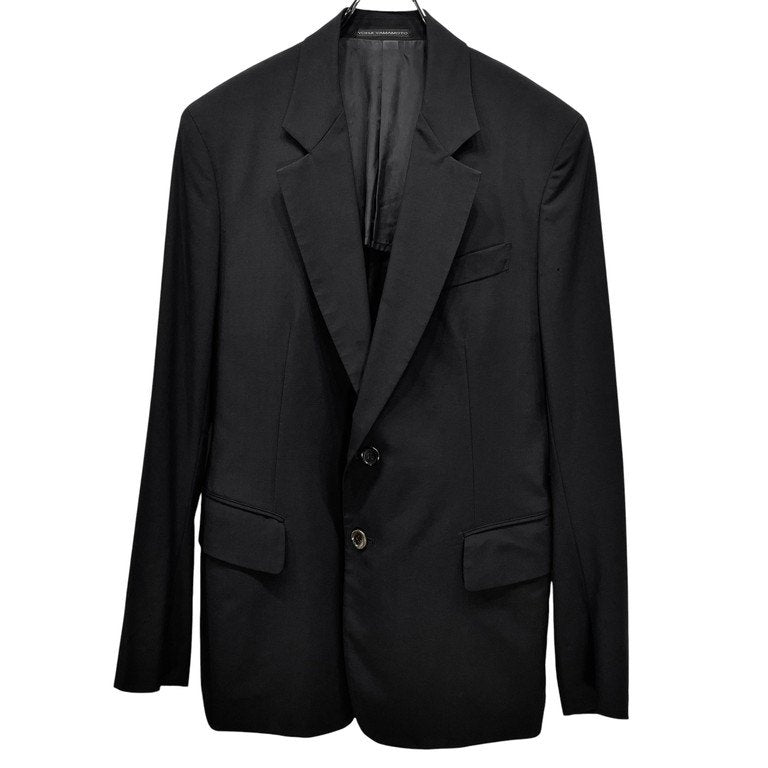 Y's for men ウールトロピカルバックポケットデザイン2Bテーラードジャケット ブレザー ブルゾン コート アウター Archive Yohji Yamamoto Pour Homme ヨウジヤマモトプールオム ワイズフォーメン メンズ