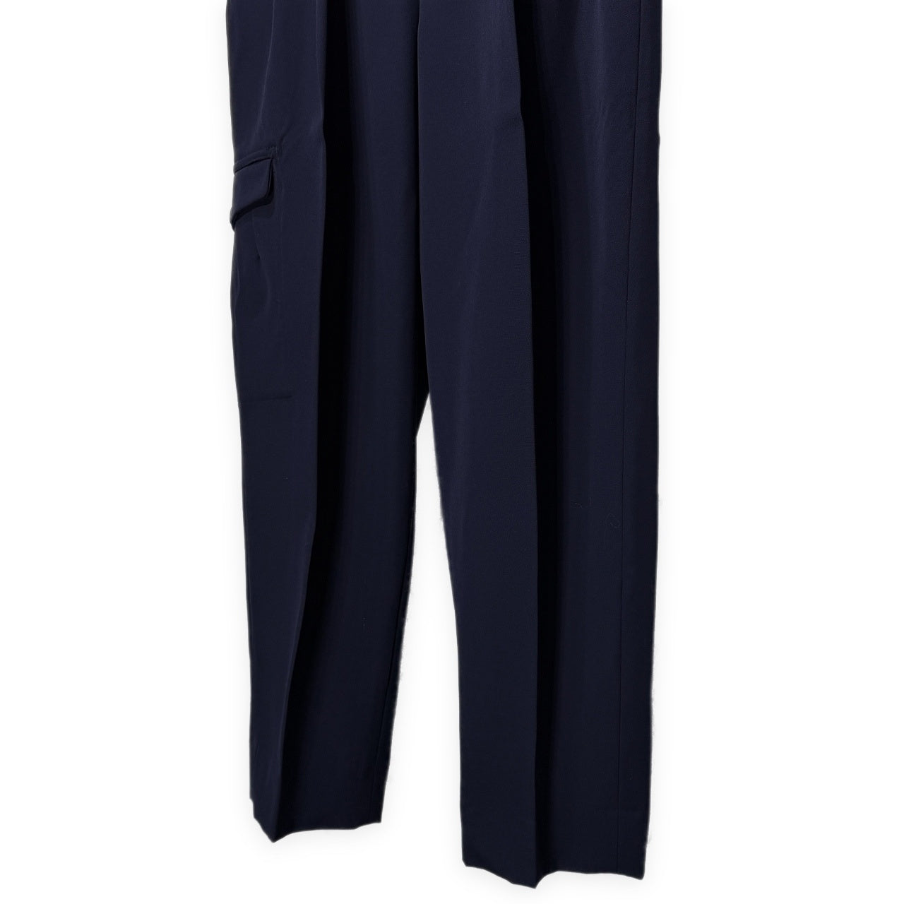 Yohji Yamamoto Pour Homme ウールギャバジンカーゴポケットワイドテーパードパンツ スラックス トラウザーズ Archive 80s 丸文字 ボトムス ヨウジヤマモトプールオム メンズ