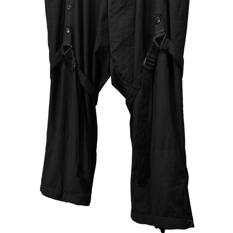 Yohji Yamamoto Pour Homme 16AW ウールギャバジン裾リブバンデージパンツ LOOK15 HR-P43-100 パラシュート ベルト ボトムス Archive ヨウジヤマモトプールオム メンズ
