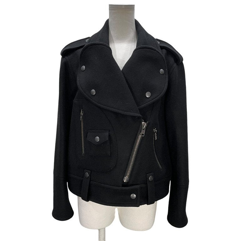 Vivienne Westwood RED LABEL ウールメルトンダブルライダースラブジャケット ブルゾン コート アウター ヴィヴィアンウエストウッド レッドレーベル レディース