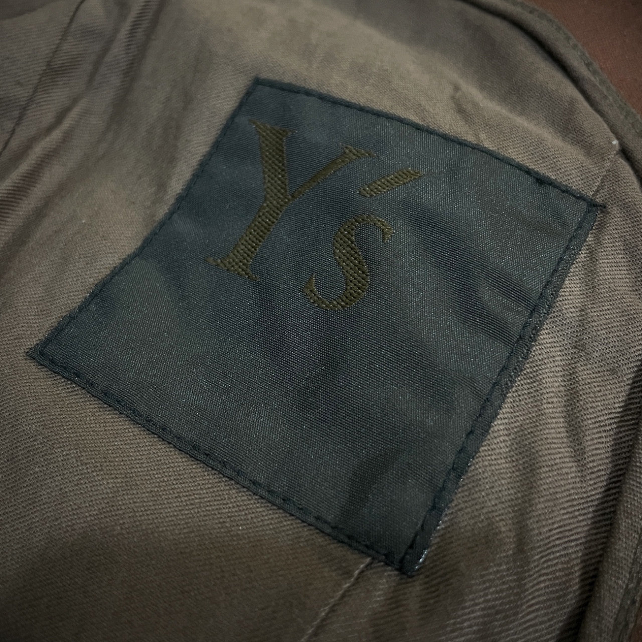 Y's for men オイルドコットンステンシルプリントライニング2Bテーラードジャケット ブレザー ブルゾン コート アウター Archive Yohji Yamamoto Pour Homme ヨウジヤマモトプールオム ワイズフォーメン メンズ