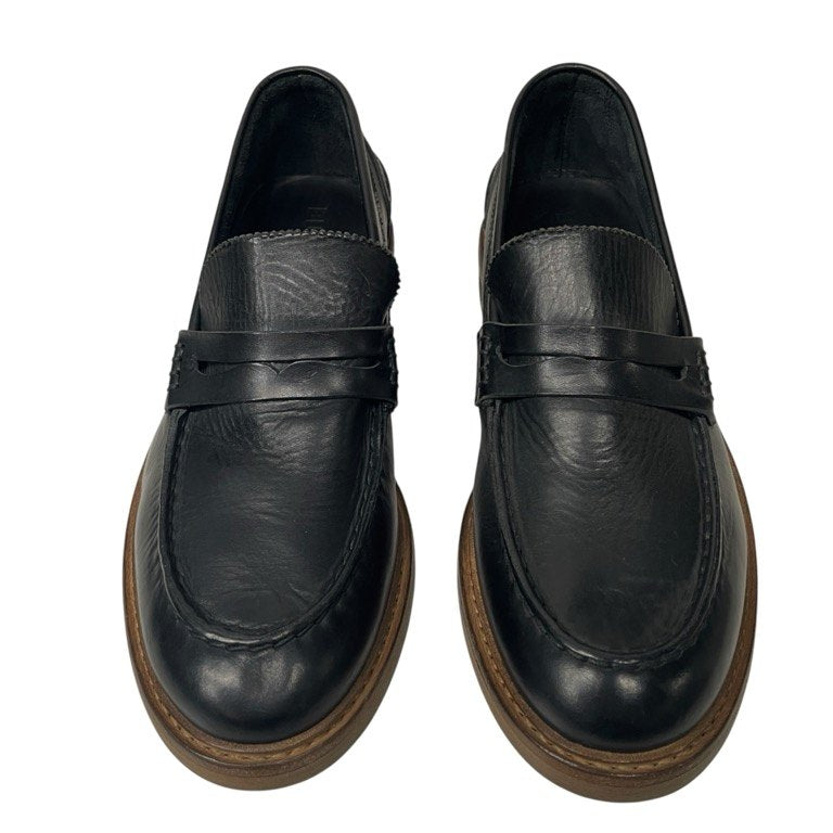 BUTTERO カーフレザーコインローファー ペニーローファー 短靴 シューズ ブーツ 靴 クツ 41 試着程度 極美品 ブッテロ メンズ