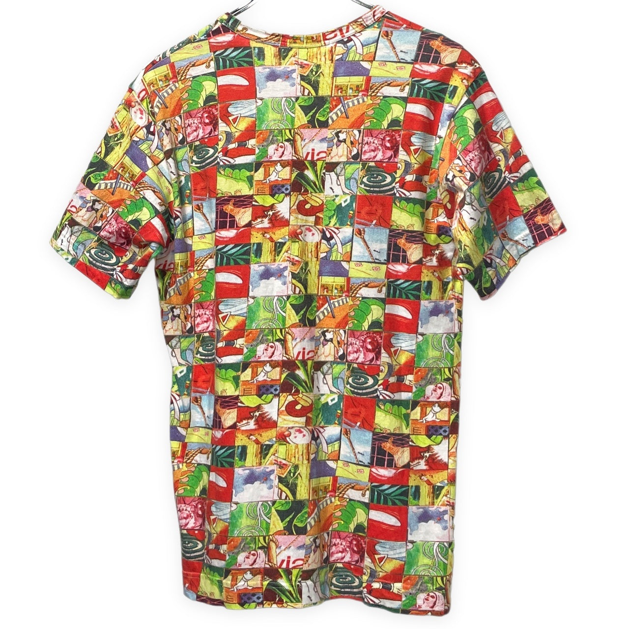 COMME des GARCONS SHIRT 福田美蘭 コラージュプリントクルーネックTシャツ カットソー Tee T-shirt Archive 90s 00s トップス 半袖 総柄 コムデギャルソンシャツ メンズ