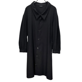 LIMI feu ウールフラノロングシャツワンピース
