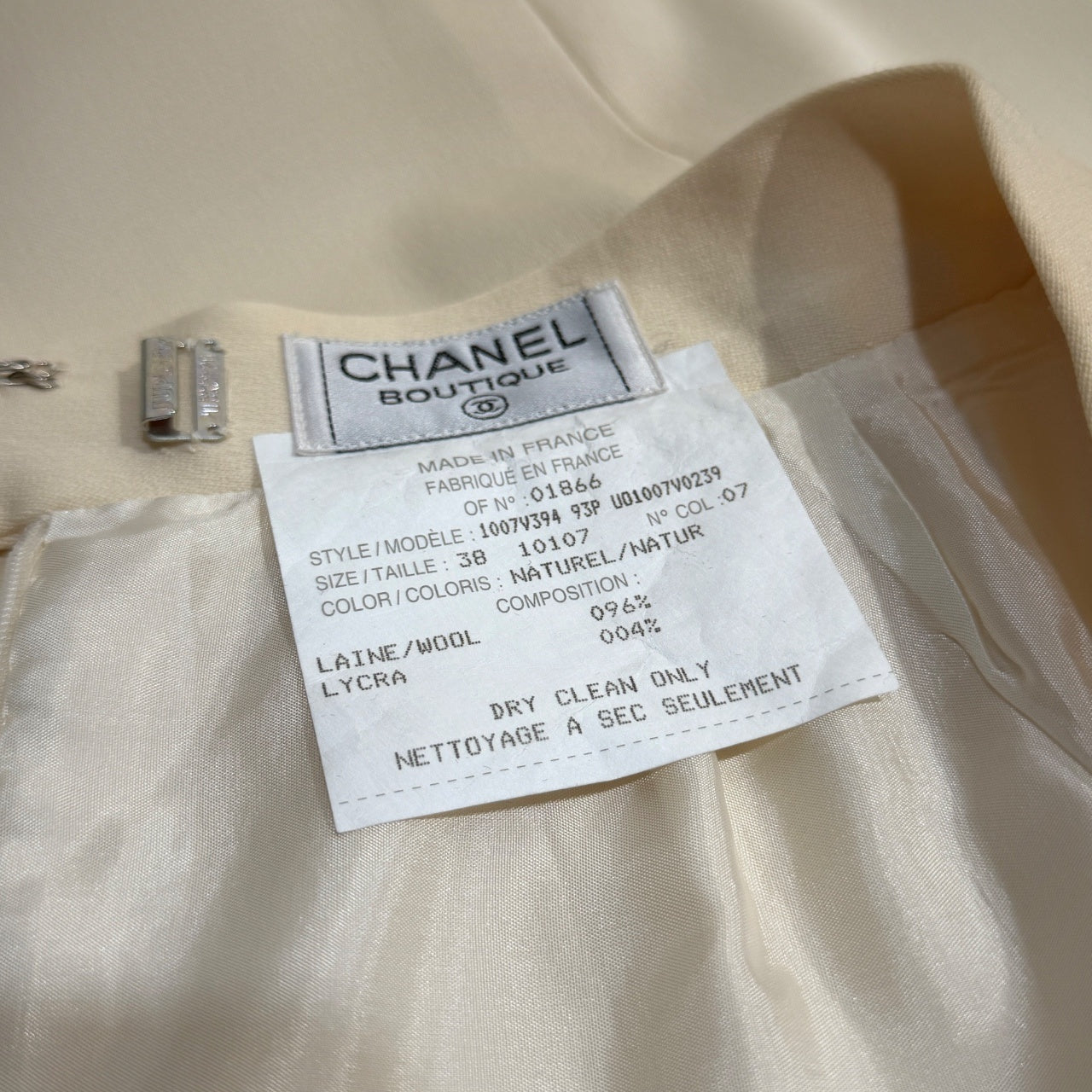 CHANEL CHANEL タイトスカート 38