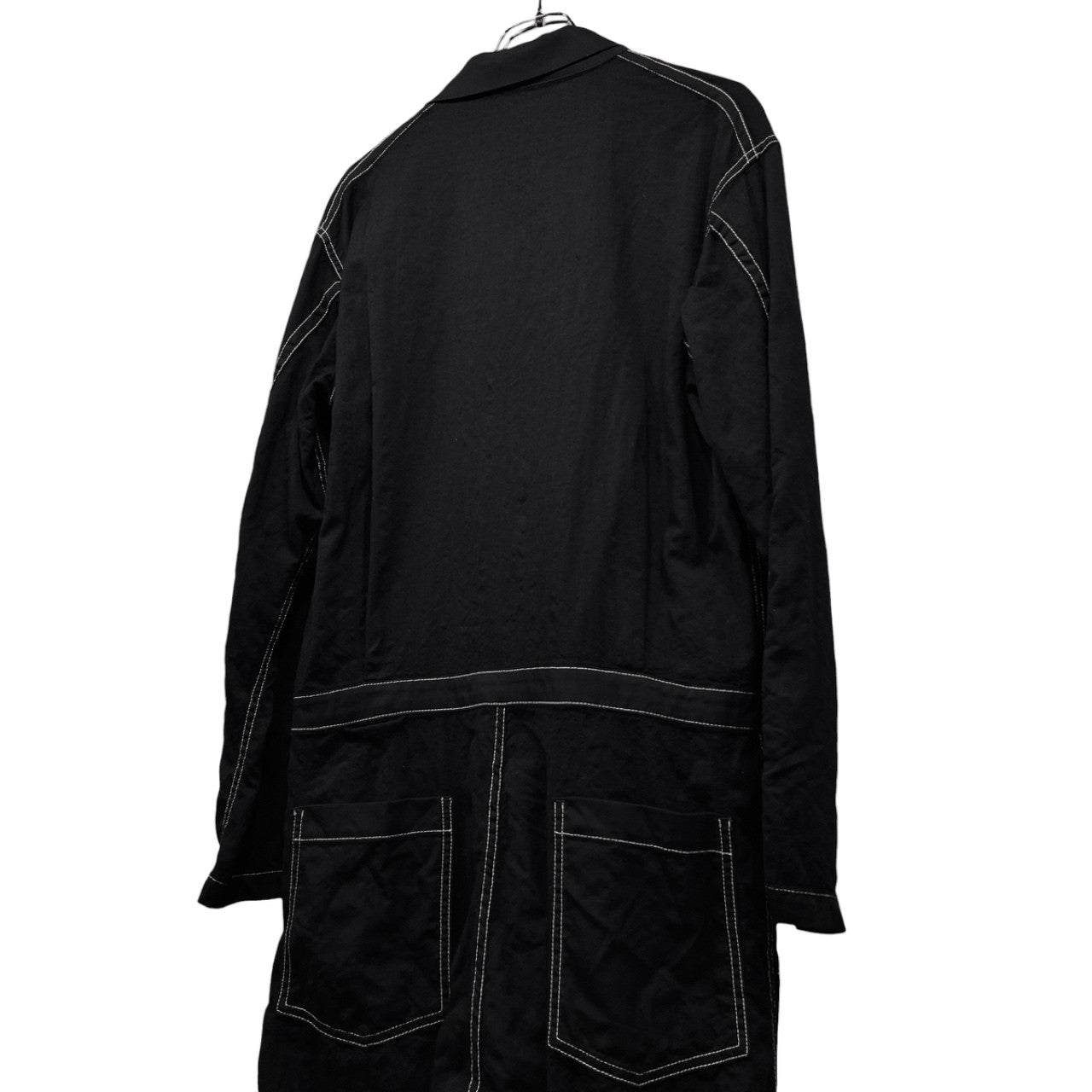 sulvam 21AW ウールギャバジンジャンプスーツ シワギャバ つなぎ オーバーオール ジャケット パンツ アウター SO-Y03-150 サルバム メンズ