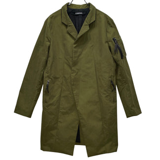 LEMURIA CLASSIC BOMBER COAT SALT SHRINKAGE GRUNGE CLOTH 塩縮加工クラシックボンバーコート ロングジャケット ブルゾン アウター レムリア メンズ