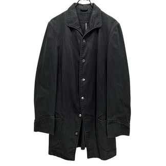 Vivienne Westwood MAN 00SS オーブ刻印メタルボタンコットンパイピングロングコート ジャケット ブルゾン アウター Archive 90s 00s ヴィヴィアンウエストウッド マン メンズ