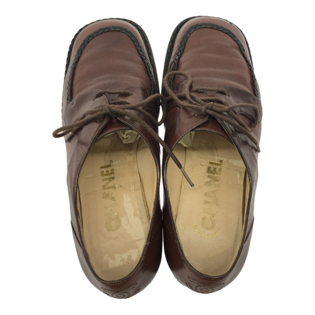 CHANEL CHANEL レースアップシューズ 35H