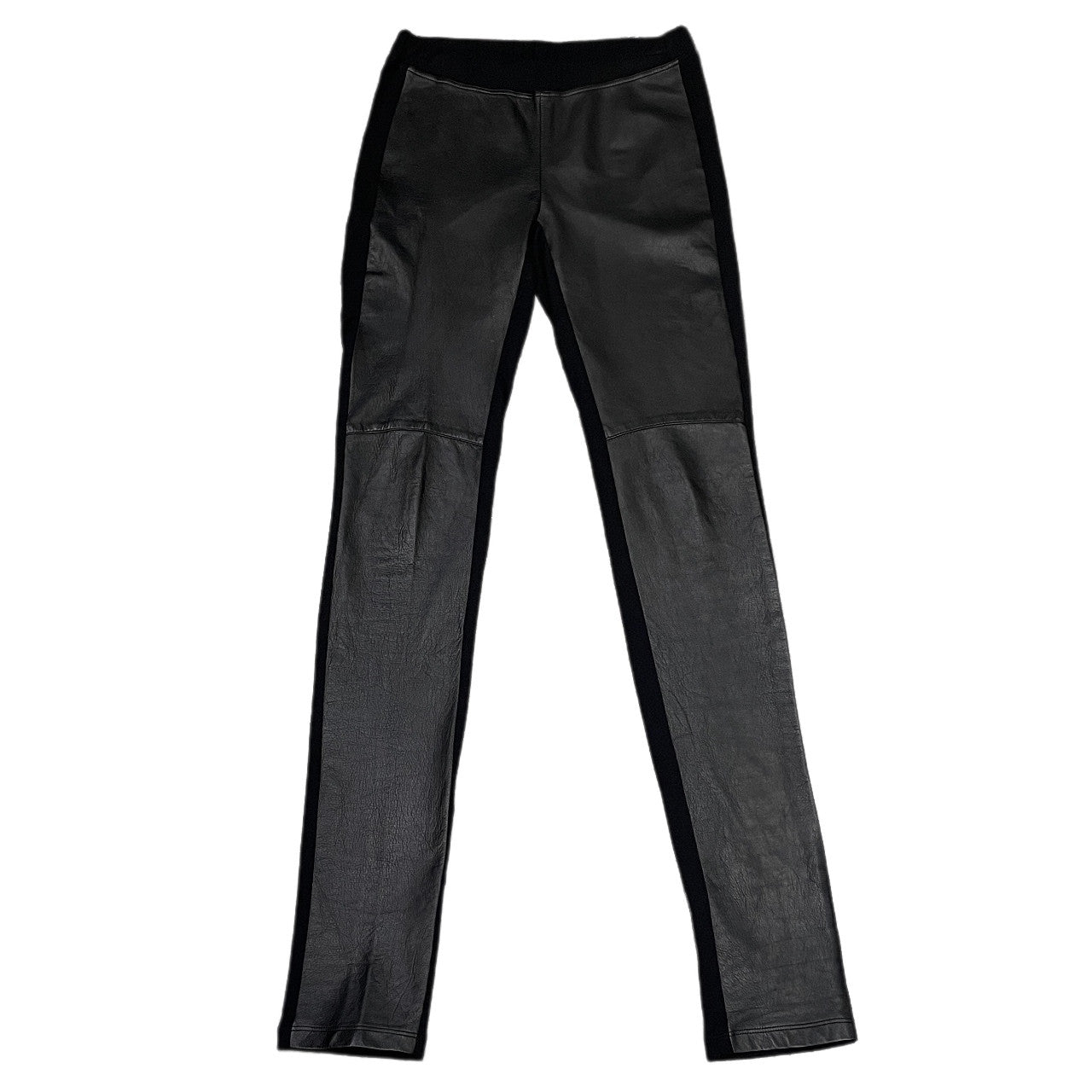 A.F ARTEFACT ラムレザー切替レギンスパンツ スキニー ボトムス エーエフ アーティファクト レディース