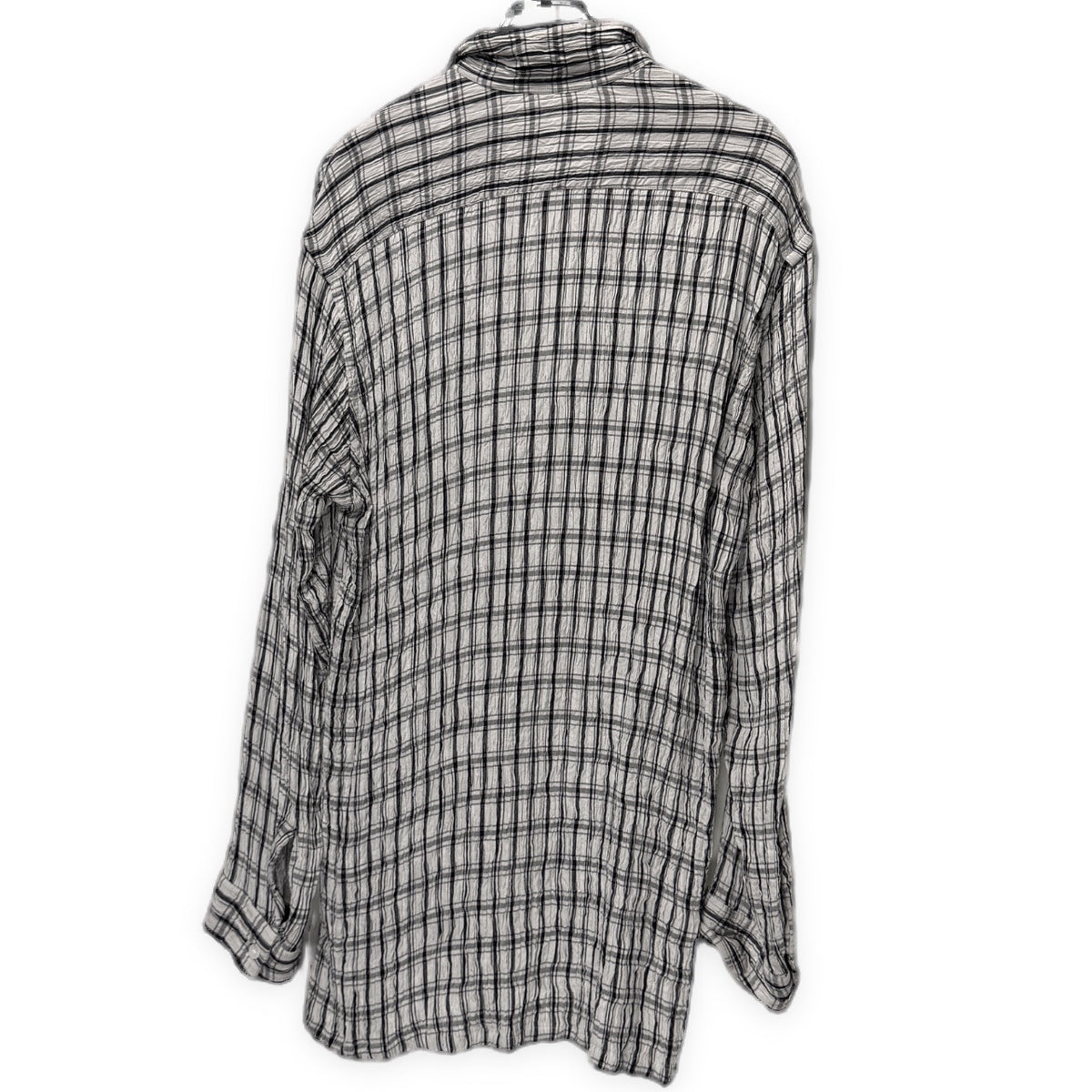 Y's for men レーヨンプリーツダブルポケットチェックシャツ ブラウス トップス Archive 90s Yohji Yamamoto Pour Homme ワイズフォーメン ヨウジヤマモトプールオム メンズ