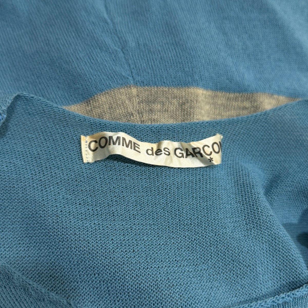 COMME des GARCONS ノースリーブボーダーハイゲージニットワンピース トップス ロング丈 80s 90s Archive レディース