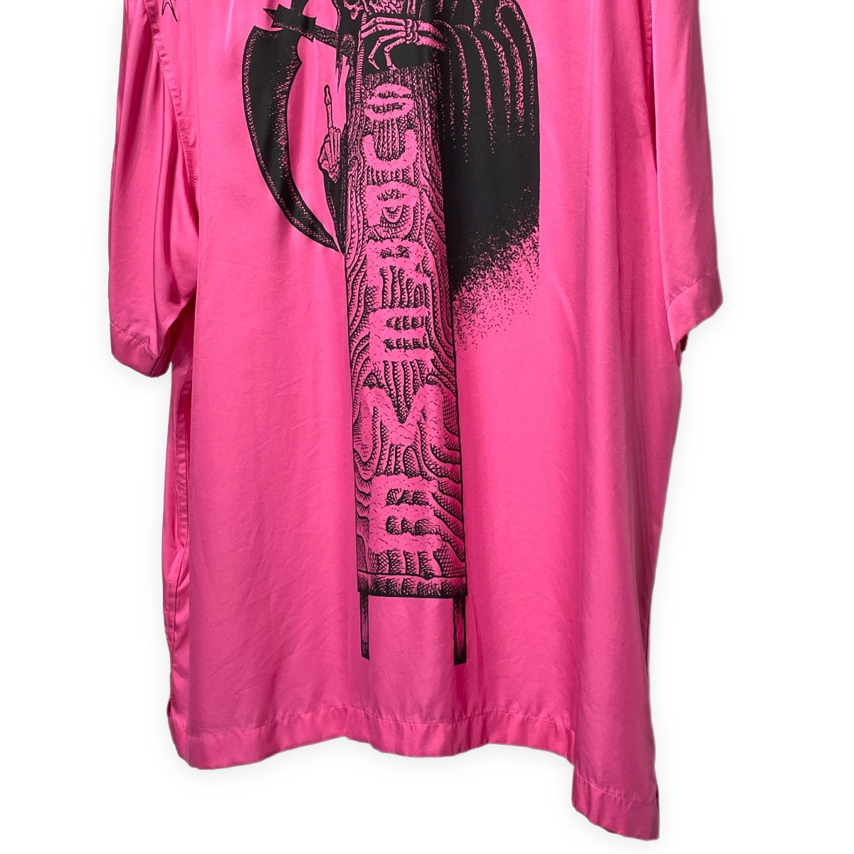 Y's × Supreme 25AW Silk Zip Up S/S Shirt シルクレーヨンスカルプリントジップアップシャツ 半袖 ブラウス トップス Yohji Yamamoto ヨウジヤマモト ワイズ シュプリーム メンズ