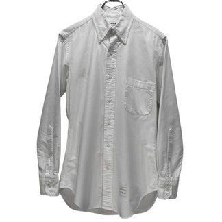 THOM BROWNE コットンオックスフォードボタンダウンシャツ ブラウス トップス トムブラウン メンズ