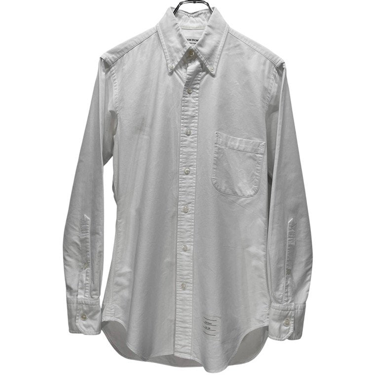 THOM BROWNE コットンオックスフォードボタンダウンシャツ ブラウス トップス トムブラウン メンズ