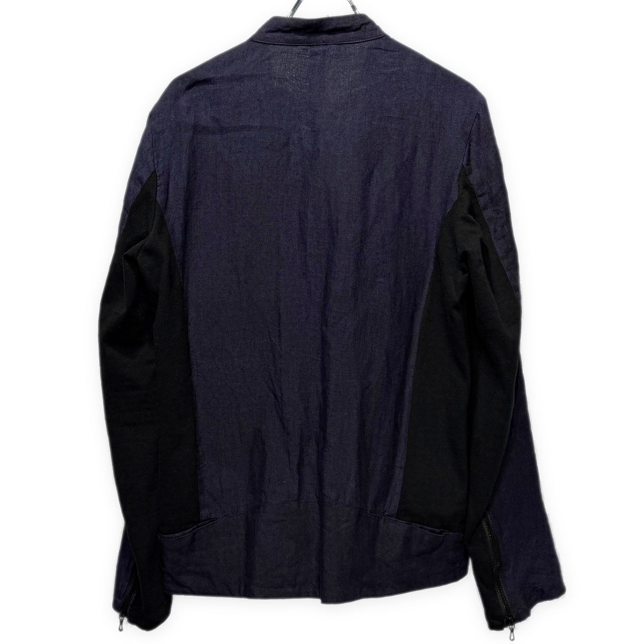 [r] LA PROVOCAZIONE ETERNA 16SS COMBI RIDERS JACKET リネンジャージー切り替えライダースジャケット ブルゾン コート アウター RIP VAN WINKLE リップヴァンウィンクル メンズ