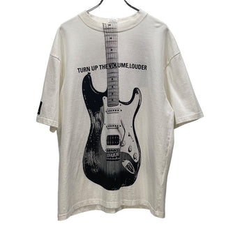 TALKING ABOUT THE ABSTRACTION 25SS SMOUDGE T-SHIRT バッククロス刺繍ギタープリントTシャツ カットソー Tee T-shirt トップス 未使用タグ付き NPT-T-007 定価24,200円 TATA トーキングアバウト ジ アブストラクション