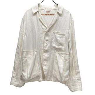 KAPITAL 16SS リネンツールポケットワークジャケット Army Field Ration Uniform Archive ブルゾン コート アウター キャピタル メンズ レディース ユニセックス
