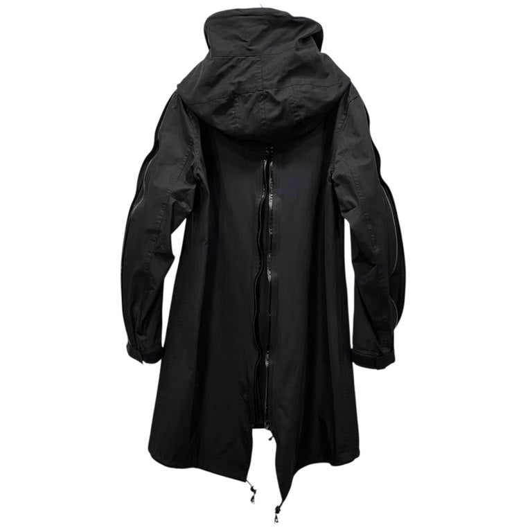 nude:masahiko maruyama 21AW WATER REPELLENT Military Coat 塩縮撥水加工コットンナイロンツイル止水ジップモッズコート ファスナー ジャケット パーカ ブルゾン アウター 定価86,900円 NU-1482 ヌード マサヒコマルヤマ メンズ