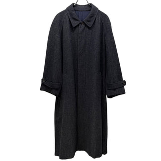 COMME des GARCONS HOMME ウールツイードステンカラーロングコート ジャケット ブルゾン アウター Archive 80s 90s コムデギャルソンオム メンズ