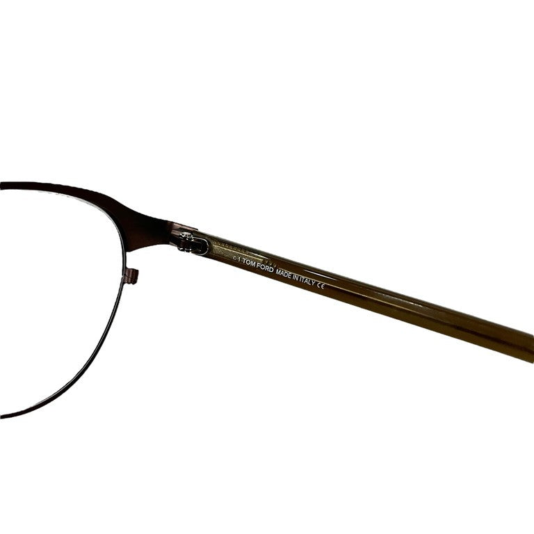 TOM FORD 22AW Glasses TF5863-D-B メタルセルコンビネーションフレームブローグラス 48□20 眼鏡 アイウェア ケース有 定価\66,000- トムフォード