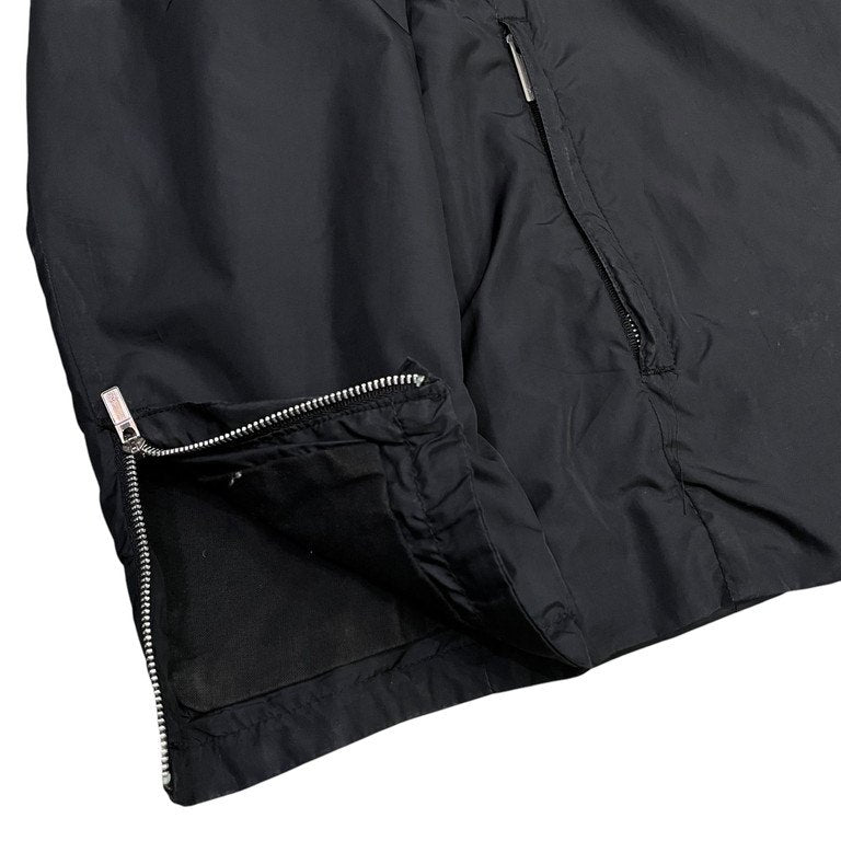 Y-3 ポリエステルタフタ裏地ロゴプリントジップアップシングルジャケット ブルゾン コート アウター スイングトップ Yohji Yamamoto adidas ワイスリー ヨウジヤマモト アディダス メンズ