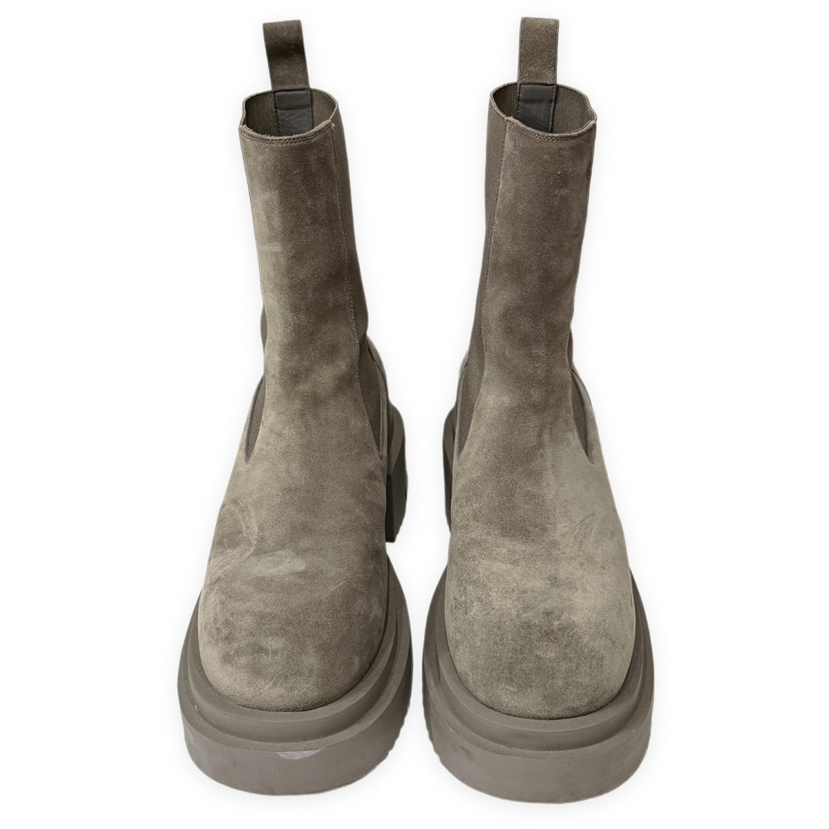 Rick Owens 25AW BEATLE BOGUN スエードレザー ビートル ボウガン スウェード サイドゴア ブーツ シューズ 厚底 靴 クツ RU02E1832LVS 定価253,000円 リックオウエンス メンズ