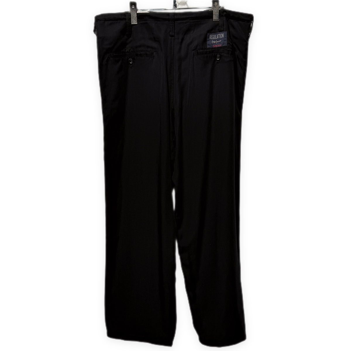 REGULATION Yohji Yamamoto MEN 21SS S-RE CLASSIC STRING Pe BARBER セルロースギャバジンドローストリングパンツ ボトムス レギュレーション ヨウジヤマモト メンズ