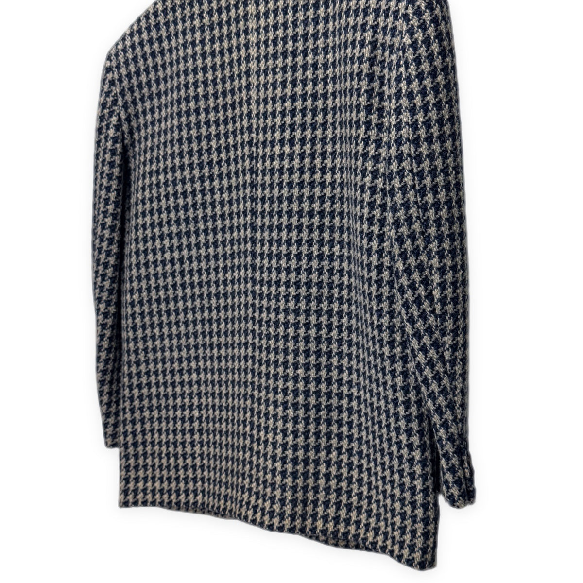COMME des GARCONS HOMME 90AW ウールツイード千鳥格子柄2Bボックスシルエットテーラードジャケット ブレザー ブルゾン コート アウター Archive 90s コムデギャルソンオム メンズ