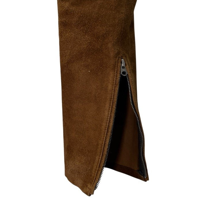 BED J.W. FORD スエードホースレザージョッパーズパンツ ジップ ウエスタン スウェード ボトムス ベッドフォード メンズ