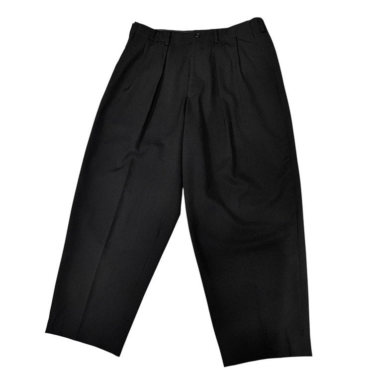 Y's for men ウールギャバジン2タックワイドテーパードスラックス パンツ トラウザーズ ボトムス Yohji Yamamoto Pour Homme ワイズフォーメン ヨウジヤマモトプールオム メンズ